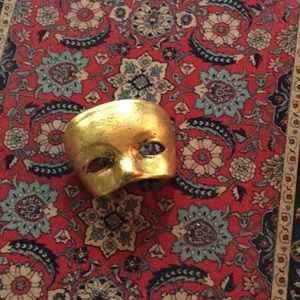 Vintage Venetian Drama Mask Pin